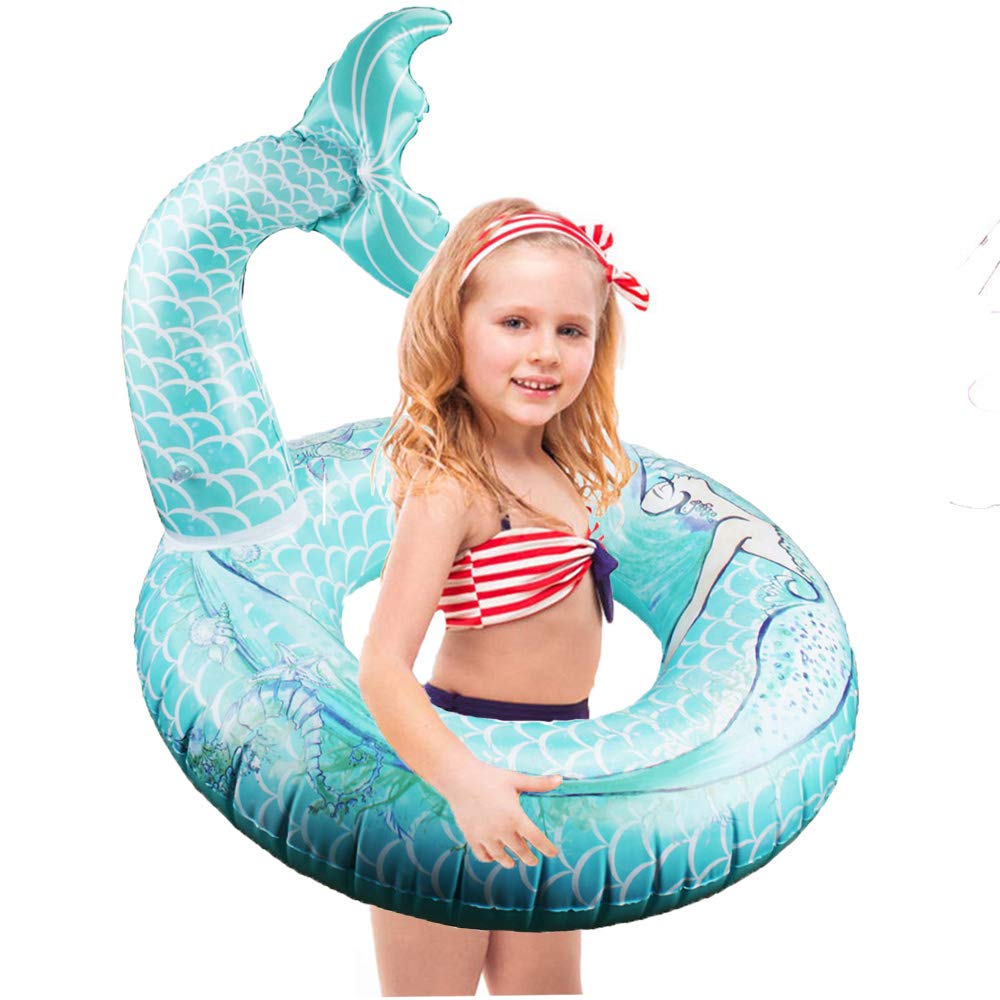 Algopix Similar Product 17 - Happytime Cute Mermaid Tail Pool Float