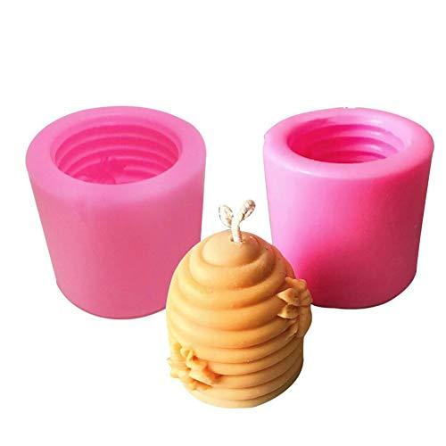 Algopix Similar Product 2 - Cute 3D Bee Silicone Mold Handmade