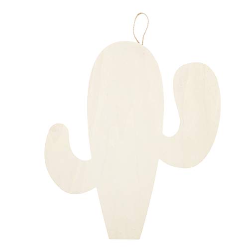 Algopix Similar Product 19 - Darice Cactus Hanging Wood Shape 11 x