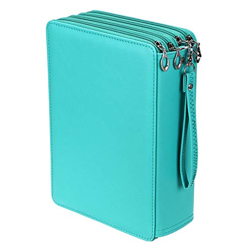 Algopix Similar Product 12 - BTSKY New Deluxe PU Leather Pencil Case