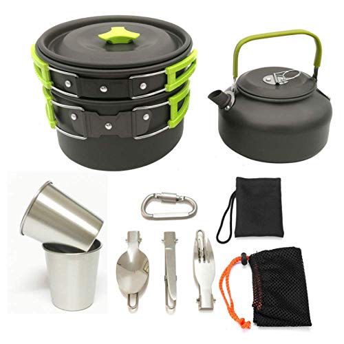 Algopix Similar Product 1 - MTK Camping Set Pot Portable Aluminum