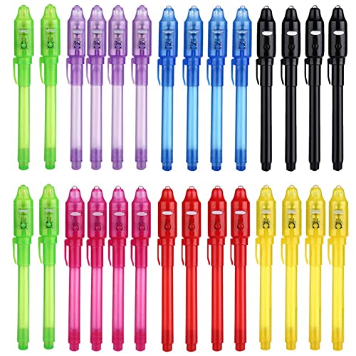 Algopix Similar Product 8 - SCStyle Invisible Ink Pen 28Pcs with UV