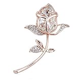 Algopix Similar Product 5 - TULIP LY Created Crystal Brooch Crystal