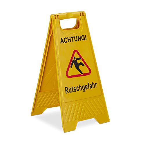 Algopix Similar Product 17 - Relaxdays Warning Safety Stand