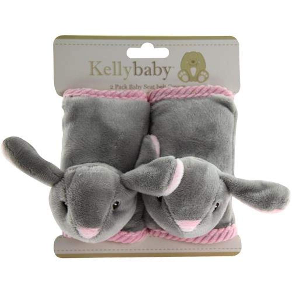 Algopix Similar Product 13 - UPD Bunny Grey Baby Seat Belt Cover