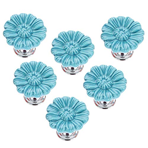Algopix Similar Product 17 - Joyindecor Daisy Flower Drawer Pulls