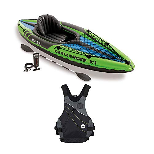 Algopix Similar Product 11 - Intex Challenger Sporty Kayak Set NRS