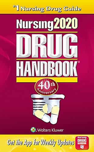 Algopix Similar Product 17 - Nursing2020 Drug Handbook Nursing Drug