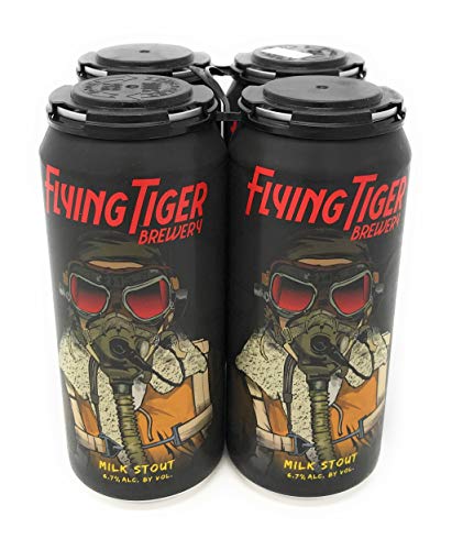 Algopix Similar Product 3 - FLYING TIGER Milk Stout 4pk Cans, 16 FZ
