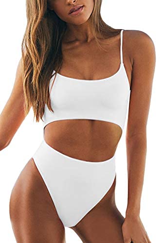 Algopix Similar Product 4 - Meyeeka Spaghetti Strap Cutout High