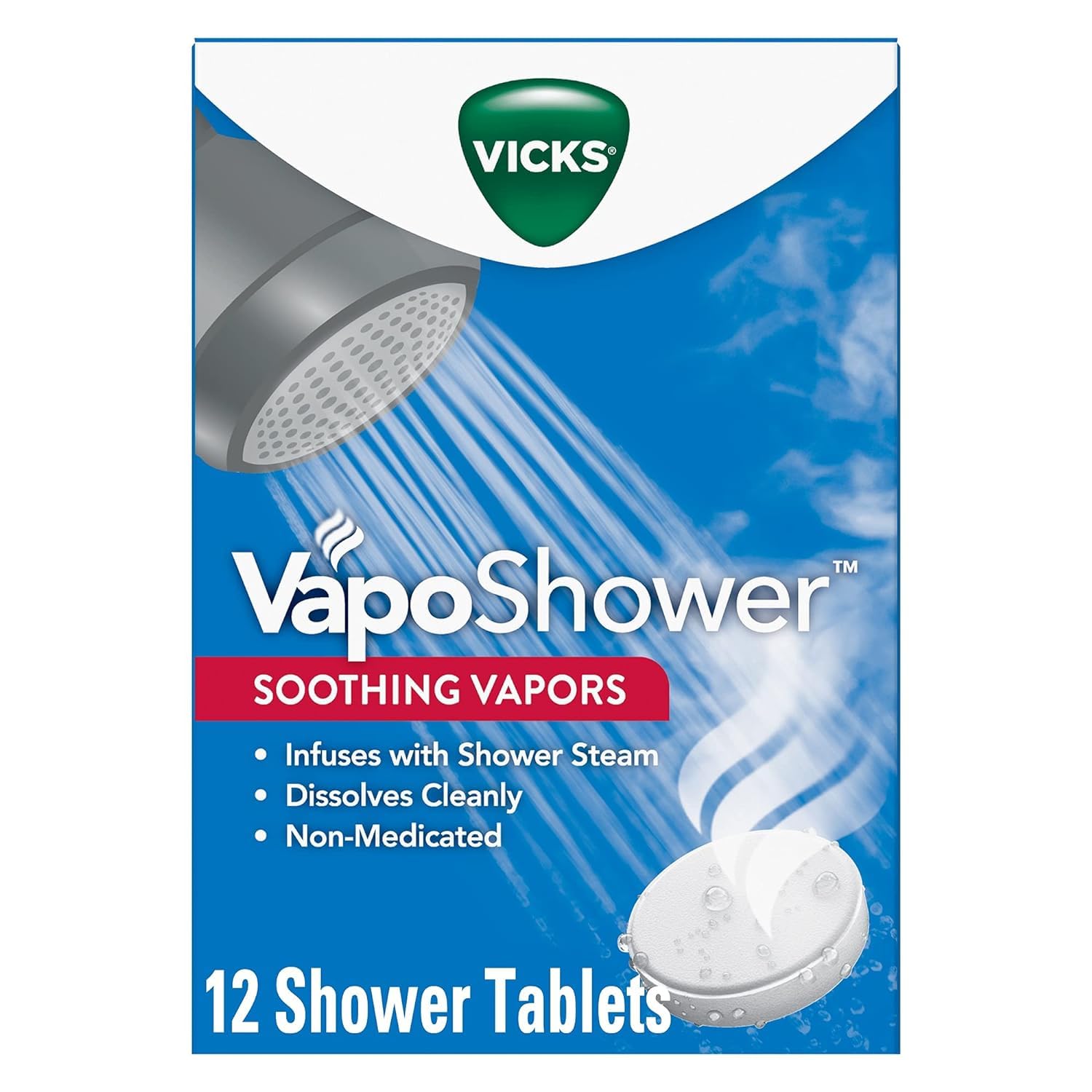 Algopix Similar Product 15 - Vicks VapoShower 3 tablets Pack of