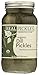 Algopix Similar Product 2 - REAL PICKLES Organic Dill Pickles, 26 FZ