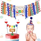 Algopix Similar Product 11 - 3In1 Gone Fishing First Birthday