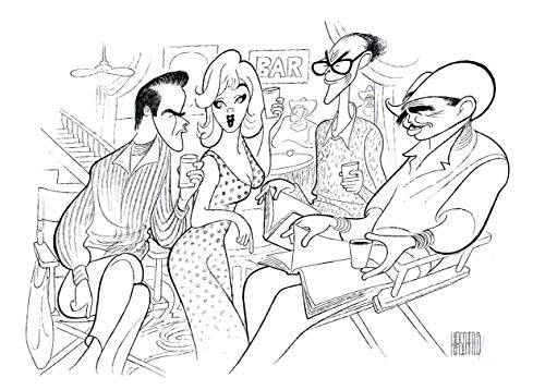 Algopix Similar Product 3 - Al Hirschfelds THE MISFITS Hand Signed