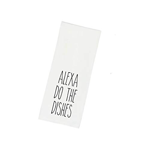 Algopix Similar Product 10 - Alexa, Do the Dishes Kitchen Tea Towel
