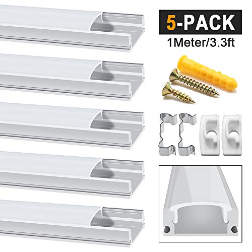 Algopix Similar Product 14 - Perfil de aluminio LED listones de