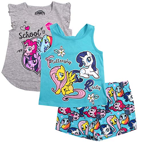 Algopix Similar Product 9 - My Little Pony Girls 3Piece Shirts and