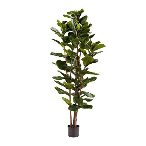 Algopix Similar Product 3 - Home Pure Garden Artificial Fiddle Leaf