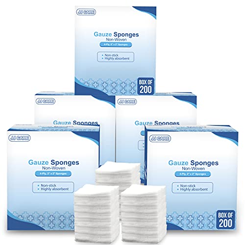 Algopix Similar Product 7 - JJ CARE 2x2 Non Woven Gauze Sponges