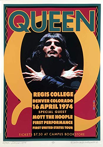 Algopix Similar Product 6 - QUEEN Poster Regis College Celebrating