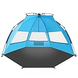 Algopix Similar Product 6 - Pop Up Beach Tent Sun Shelter with