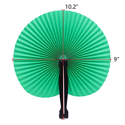 Algopix Similar Product 13 - Johouse 12PCS Paper Fans Round Shaped