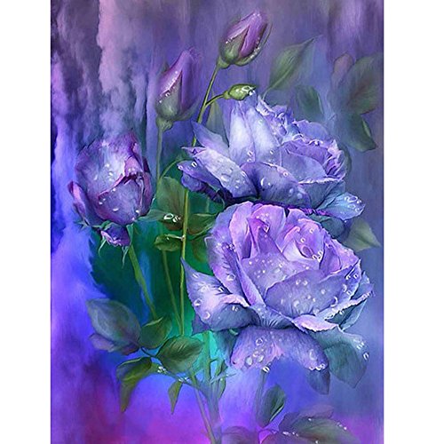 Algopix Similar Product 10 - BXzhiri 5D DIY Diamond Painting Blue