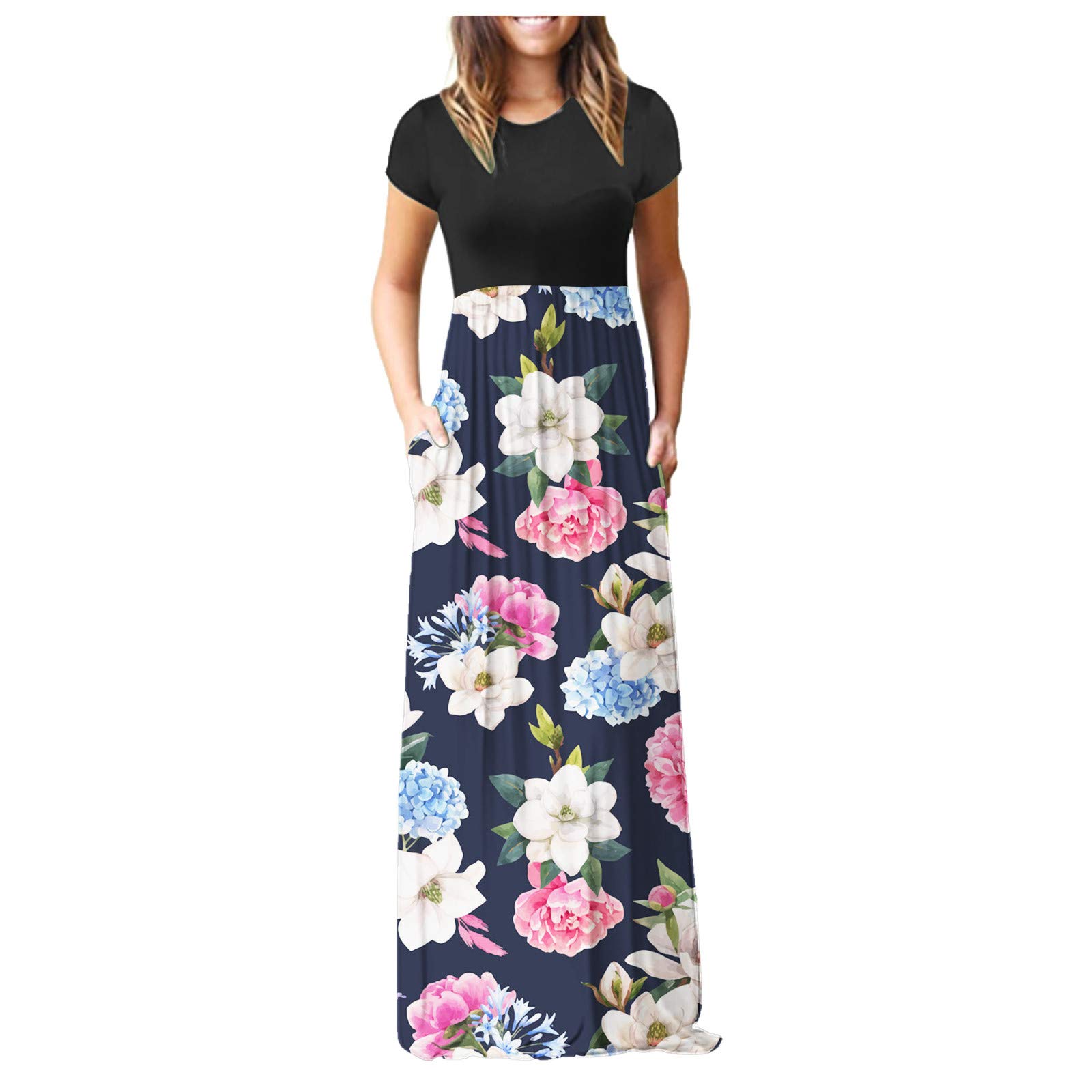 Algopix Similar Product 3 - Ulanda Elegant Womens Maxi Dress