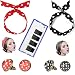 Algopix Similar Product 1 - PPX 2 Pcs Polka Dot Hairband  2 Pairs