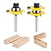 Algopix Similar Product 5 - KOWOOD Tongue and Groove Set of 2