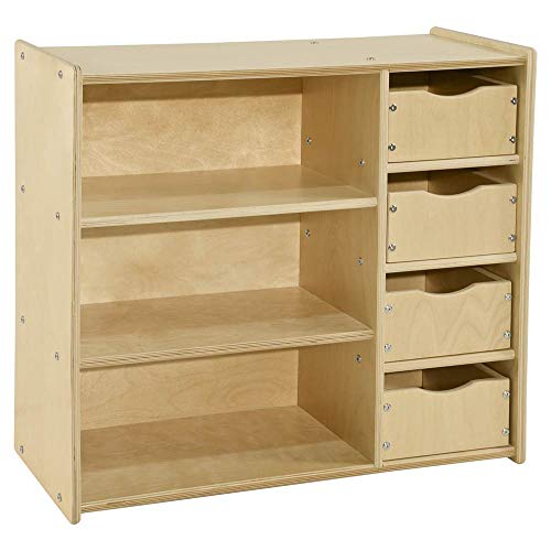 Algopix Similar Product 5 - Contender Kids Bookshelf Toy Storage