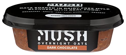 Algopix Similar Product 17 - Mush, Overnight Oats Dark Cacao, 6 Ounce
