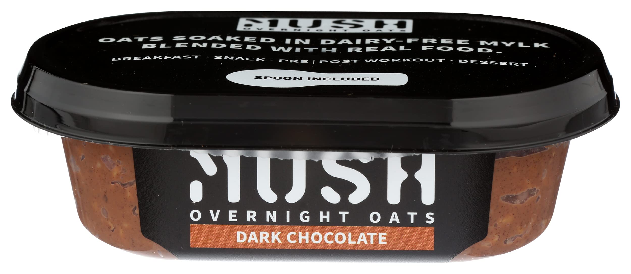 Algopix Similar Product 11 - Mush, Overnight Oats Dark Cacao, 6 Ounce