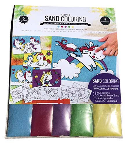 Algopix Similar Product 7 - CuteyCo Sand Art Coloring Kit Arts and