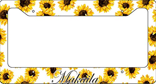 Algopix Similar Product 4 - Personalized Sunflower White License