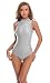 Algopix Similar Product 16 - Speerise Women Mock Neck Sleeveless