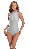 Algopix Similar Product 4 - Speerise Women Mock Neck Sleeveless