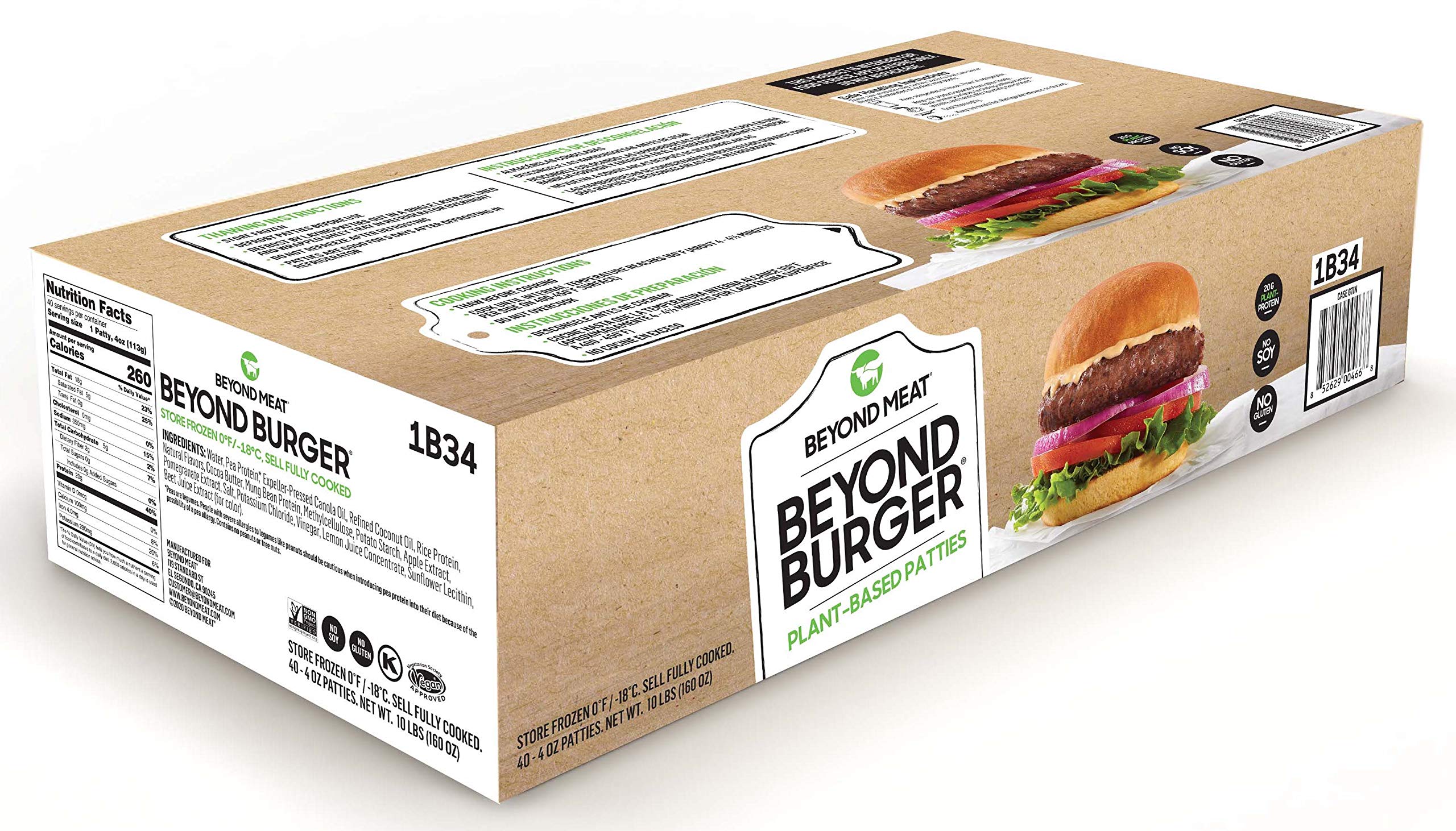 Algopix Similar Product 18 - Beyond Burger from Beyond Meat