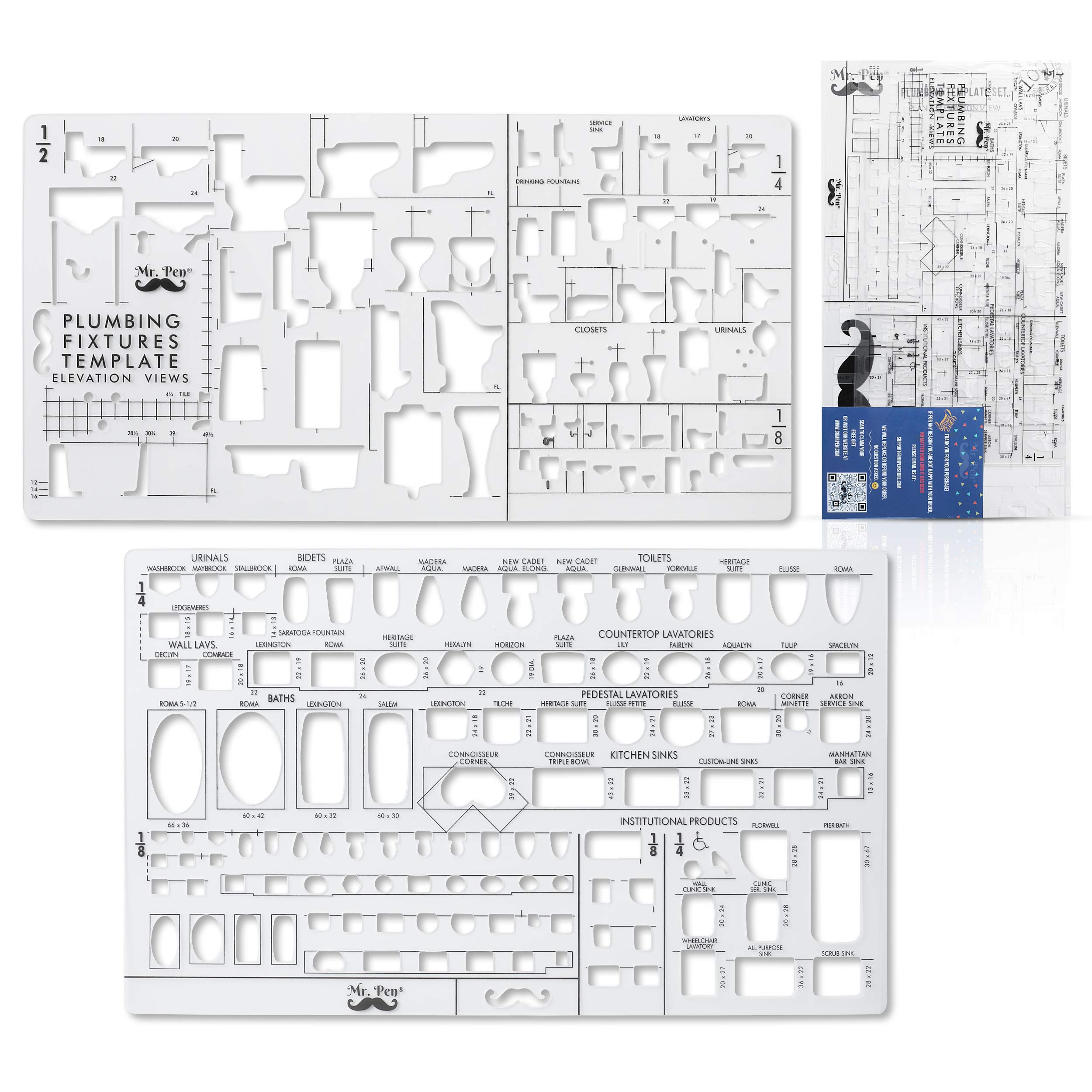 Algopix Similar Product 20 - Mr Pen Plumbing Template