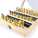 Algopix Similar Product 3 - KOWOOD 24X Router Bits Set 14 Inch