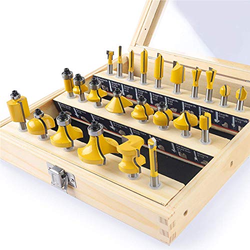 Algopix Similar Product 17 - KOWOOD 24X Router Bits Set 14 Inch