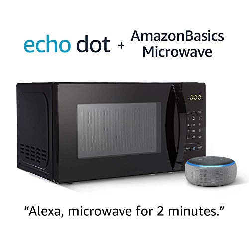 Algopix Similar Product 11 - Amazon Basics Microwave with Echo Dot