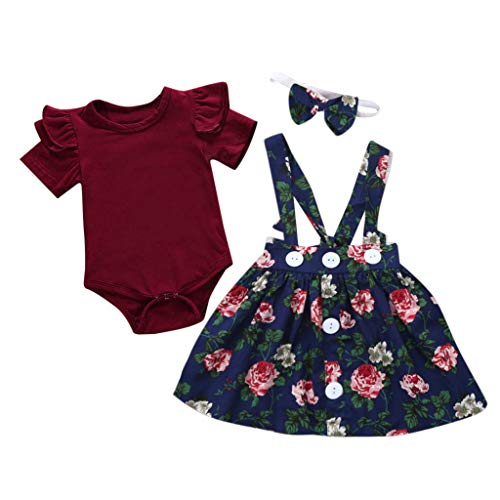 Algopix Similar Product 7 - Sameno 3Pcs Toddler Kids Baby Girls