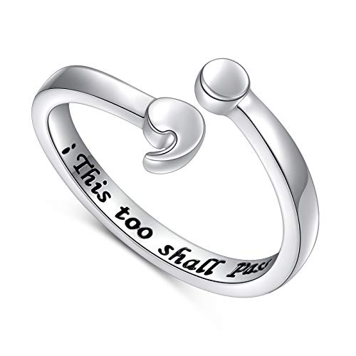 Algopix Similar Product 19 - Ladytree This Too Shall Pass Ring