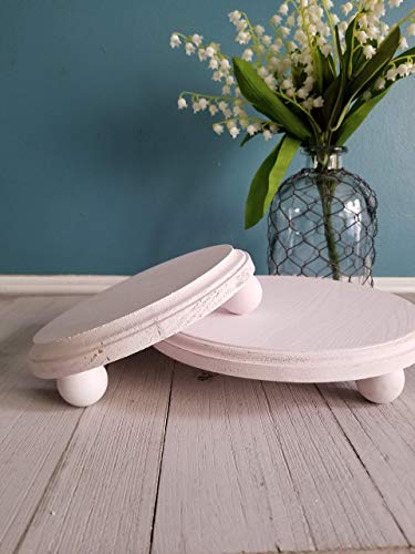 Algopix Similar Product 1 - Farmhouse wood riser pedestal riser