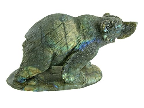 Algopix Similar Product 7 - Natural Stone Hand Carved Bear Carving