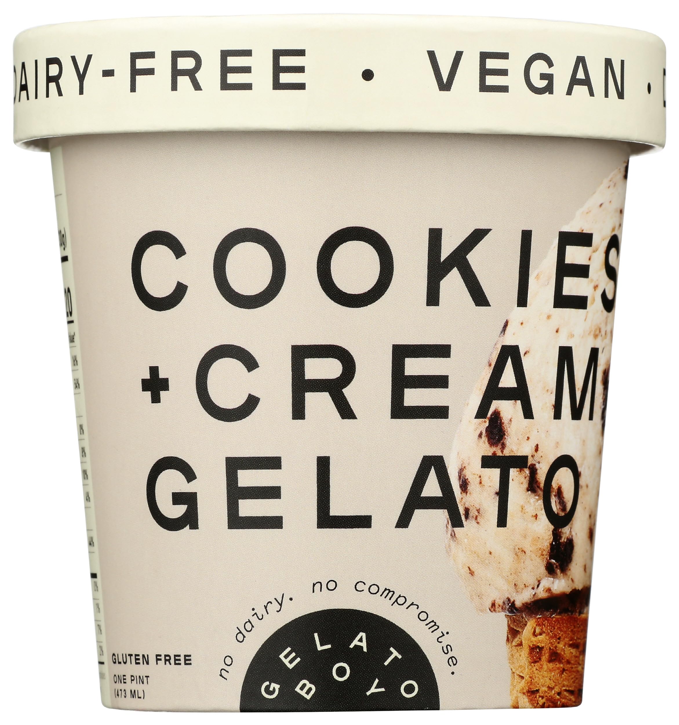 Algopix Similar Product 6 - GELATO BOY Dairy Free Cookies  Cream