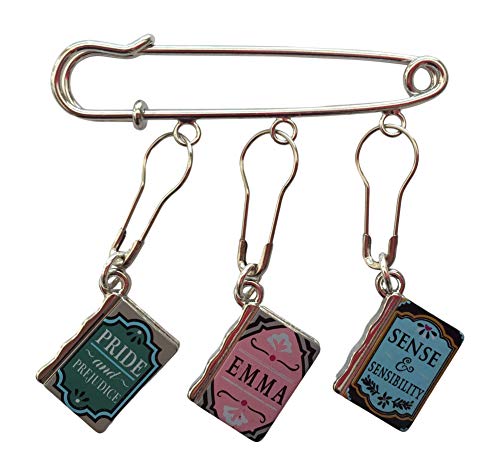 Algopix Similar Product 13 - Metal Stitch Markers for Knitting