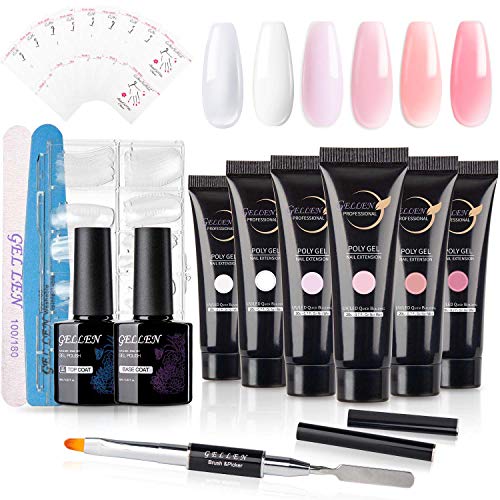 Algopix Similar Product 13 - GELLEN Poly Gel Nail Kit Acrylic Nail