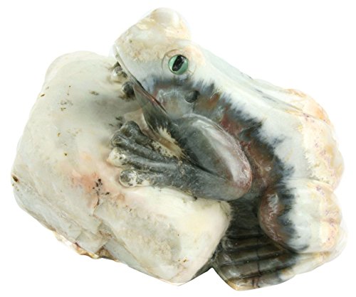 Algopix Similar Product 4 - One of a Kind Frog Carving in Natural